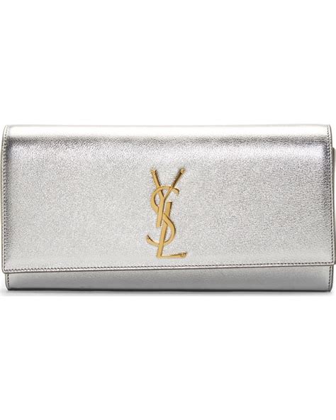 ysl baby blue clutch|ysl metallic clutch.